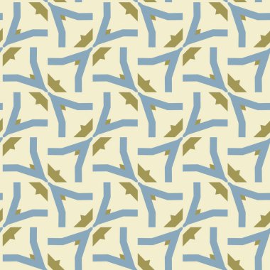 Modern geometrik vektör tasarımı, kusursuz desen çizimi