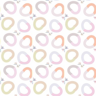 Modern geometrik vektör tasarımı, kusursuz desen çizimi