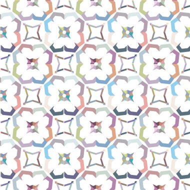 Soyut geometrik şablonun vektör çizimi