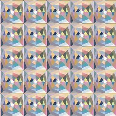 Soyut geometrik şablonun vektör çizimi