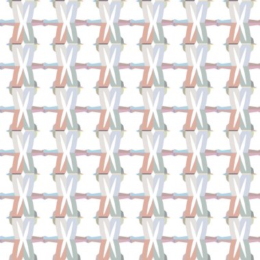 Modern geometrik vektör tasarımı, kusursuz desen çizimi