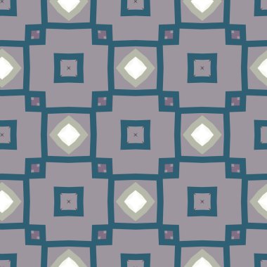 Geometrik şekilli kusursuz desen vektör çizimi