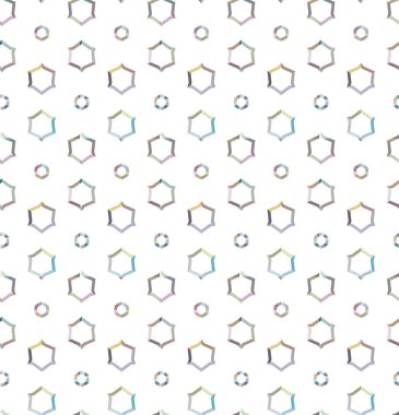 Soyut geometrik şablonun vektör çizimi