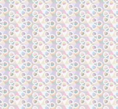 Geometrik şekilli kusursuz desen vektör çizimi