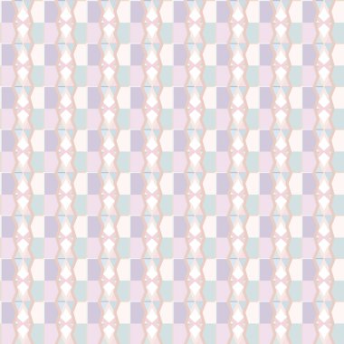 Modern geometrik vektör tasarımı, kusursuz desen çizimi