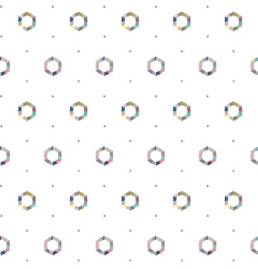 Soyut geometrik şablonun vektör çizimi