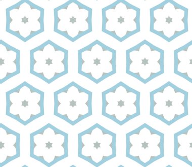 Geometrik şekilli kusursuz desen vektör çizimi