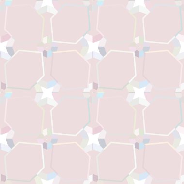 Modern geometrik vektör tasarımı, kusursuz desen çizimi