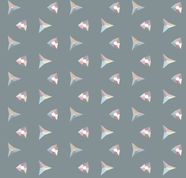 Geometrik şekilli kusursuz desen vektör çizimi