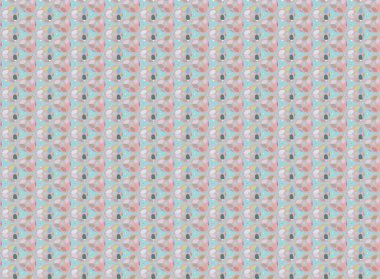 Soyut geometrik şablonun vektör çizimi