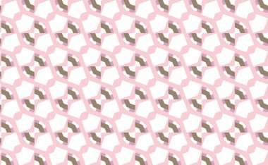 Modern geometrik vektör tasarımı, kusursuz desen çizimi