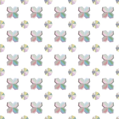 Soyut geometrik şablonun vektör çizimi