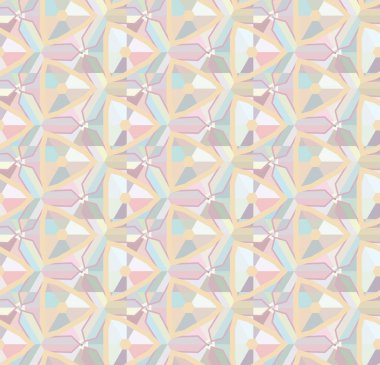 Modern geometrik vektör tasarımı, kusursuz desen çizimi