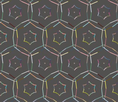 Soyut geometrik şablonun vektör çizimi