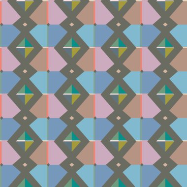 Soyut geometrik şablonun vektör çizimi