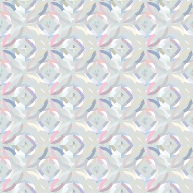 Geometrik şekilli kusursuz desen vektör çizimi