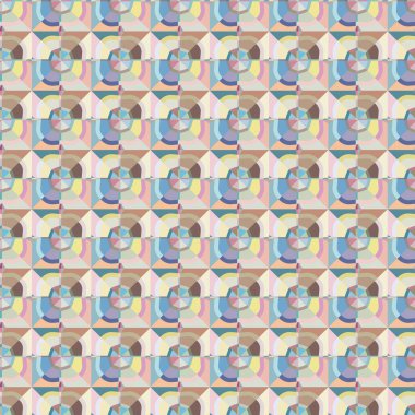 Soyut geometrik şablonun vektör çizimi