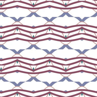 Kalpleri olan kusursuz bir model. Sonsuz geçmiş. vektör illüstrasyonu