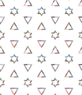 Soyut geometrik şablonun vektör çizimi