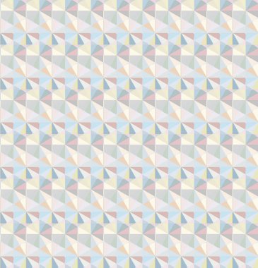 Geometrik şekilli kusursuz desen vektör çizimi