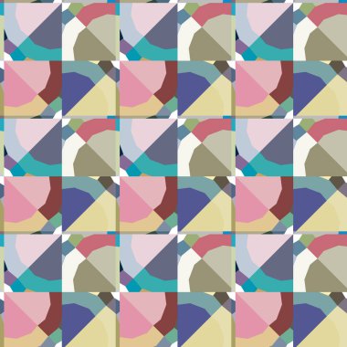 Soyut geometrik şablonun vektör çizimi