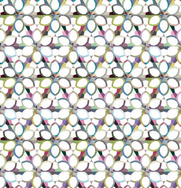 Soyut geometrik şablonun vektör çizimi