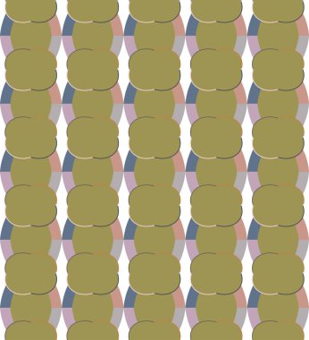 Modern geometrik vektör tasarımı, kusursuz desen çizimi