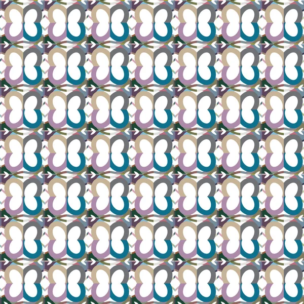 有心的无缝图案 无尽的背景矢量说明 — 图库矢量图片