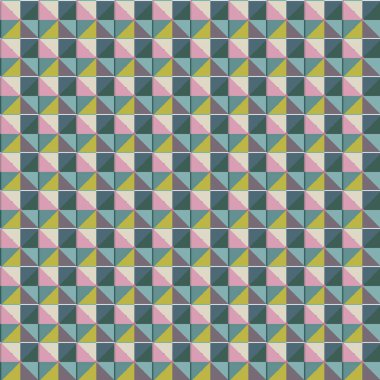 Soyut geometrik şablonun vektör çizimi