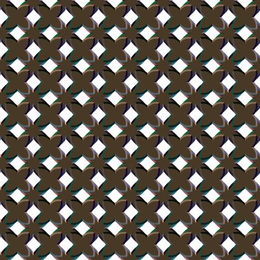 Modern geometrik vektör tasarımı, kusursuz desen çizimi