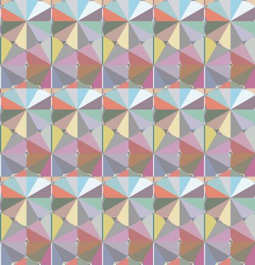 Modern geometrik vektör tasarımı, kusursuz desen çizimi