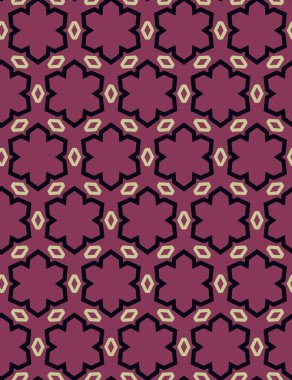 Modern geometrik vektör tasarımı, kusursuz desen çizimi