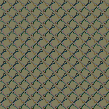 Modern geometrik vektör tasarımı, kusursuz desen çizimi