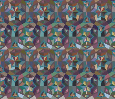 Soyut geometrik şablonun vektör çizimi