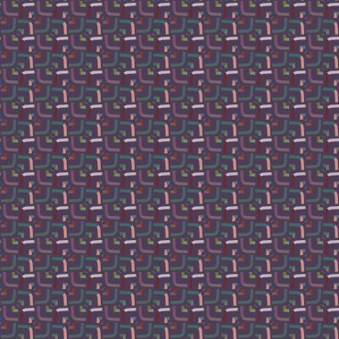 Modern geometrik vektör tasarımı, kusursuz desen çizimi