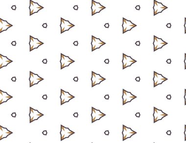 Modern geometrik vektör tasarımı, kusursuz desen çizimi