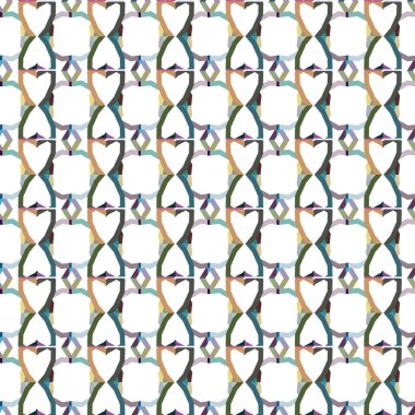 soyut kaleydoskop kumaş dikişsiz arkaplan, vektör illüstrasyonu 