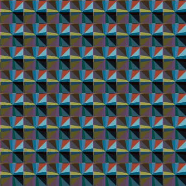 Modern geometrik vektör tasarımı, kusursuz desen çizimi