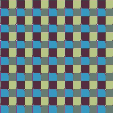 Modern geometrik vektör tasarımı, kusursuz desen çizimi