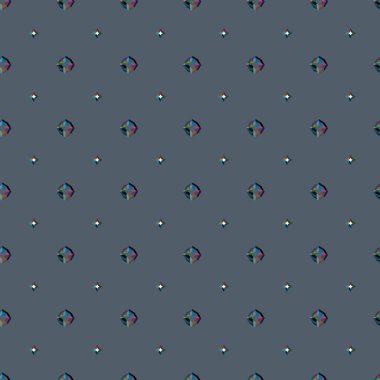 Modern geometrik vektör tasarımı, kusursuz desen çizimi