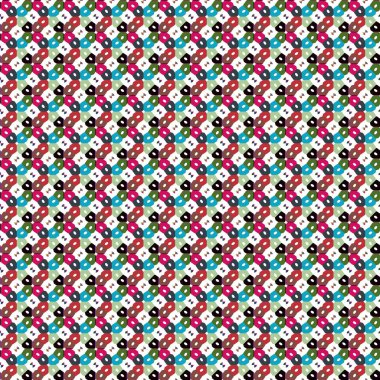 Soyut geometrik şablonun vektör çizimi