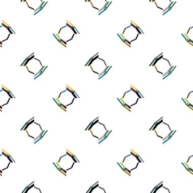 Soyut geometrik şablonun vektör çizimi