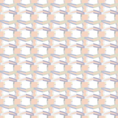 Modern geometrik vektör tasarımı, kusursuz desen çizimi