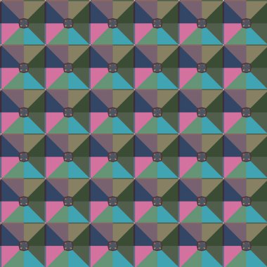 Modern geometrik vektör tasarımı, kusursuz desen çizimi