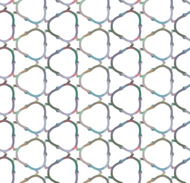 Modern geometrik vektör tasarımı, kusursuz desen çizimi