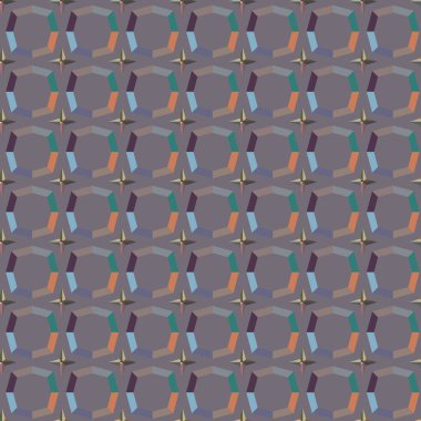 Soyut geometrik şablonun vektör çizimi