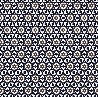 Modern geometrik vektör tasarımı, kusursuz desen çizimi