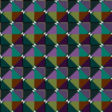 Soyut geometrik şablonun vektör çizimi