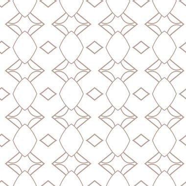 geometrik süsleme biçiminde kusursuz vektör deseni