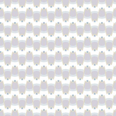 geometrik süsleme biçiminde kusursuz vektör deseni